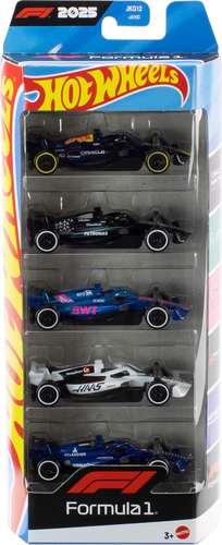 מארז 5 מכוניות פורמולה 1 מהדורת F1 הרשמית