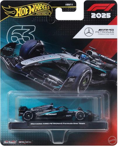 מכונית פורמולה 1 מרצדס ג'ורג' ראסל #63 Premium F1