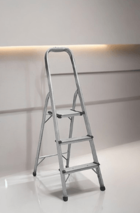 סולם אלומיניום 3 שלבים + משטח עליון רחב SMITH 150220-001 -