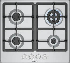 כיריים גז בוש Bosch PGH6B5K90 נירוסטה דגם 2026!!!