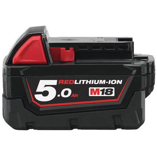 סוללת ליתיום Milwaukee M18 B5 18V 5.0Ah REDLITHIUM – מק