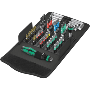 סט ביטים וכלים 52 חלקים – Kraftform Kompakt 100 – Wera