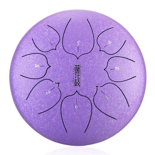 סטיל דראם HLURU THL8-8 Sky Blue Steel Tongue Drum 8