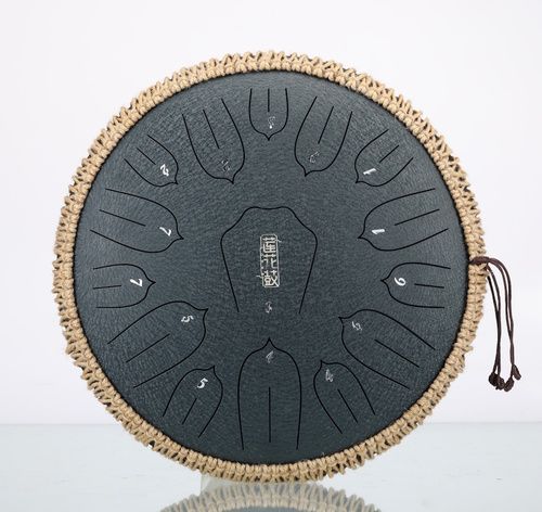 תוף לשונות הכי שווה בארץ HLURU THS15-14 Navy Blue Steel Tongue Drum 14