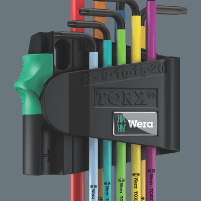סט מפתחות TORX® BO ‏9 חלקים – 967/9 TX BO Multicolour 1 SB – Wera