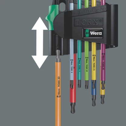 סט מפתחות TORX® BO ‏9 חלקים – 967/9 TX BO Multicolour 1 SB – Wera