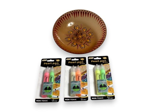 6 צבעי פנינה תלת־ממדיים זוהרים בחושך – 6×20 מ