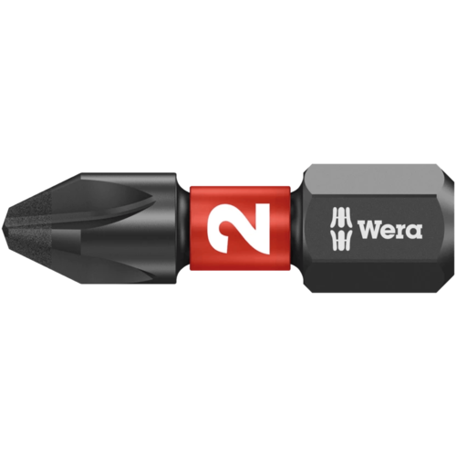 10 יחידות ביט פיליפס PH1×25 מ״מ | 851/1 IMP DC PH DIY – Wera