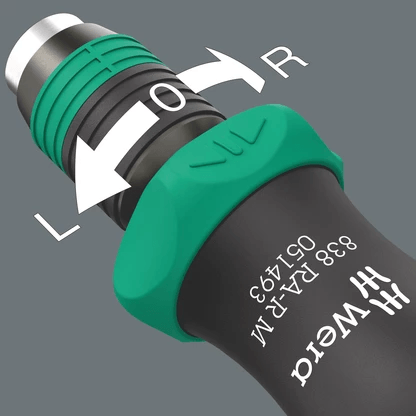 סט מברג ראצ'ט וביטים 15 חלקים – Kraftform Kompakt 838 – Wera