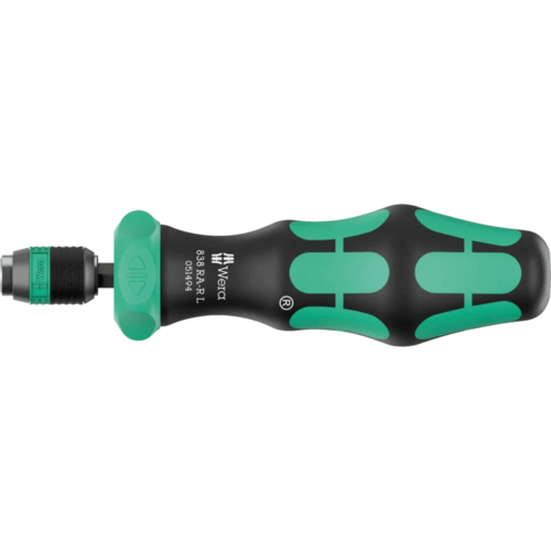 מחזיק ביטים עם ראצ'ט 1/4″ – 838 RA-R L – Wera