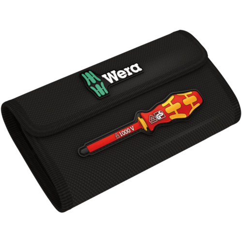 סט מברג ולהבי VDE מבודדים 16 חלקים – Kraftform Kompakt VDE 16 Universal 1 Tool finder – Wera