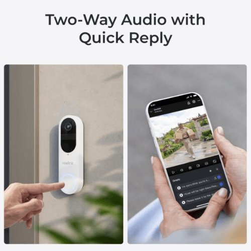 פעמון דלת חכם אלחוטי Reolink Video Doorbell Battery 2K