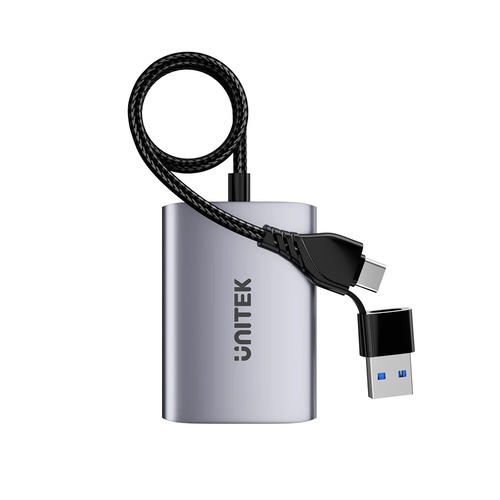 מתאם Unitek USB C/A to Dual HDMI 