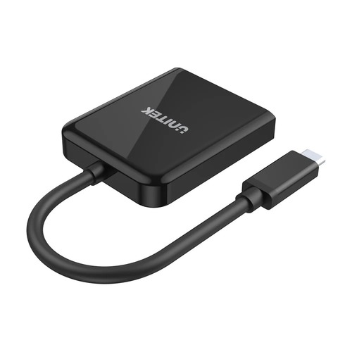 מתאם Unitek 8K USB-C to Dual DisplayPort 1.4 