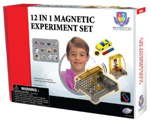 ערכת 12 ניסויים במגנטים - המעבדה המגנטית הראשונה שלי
