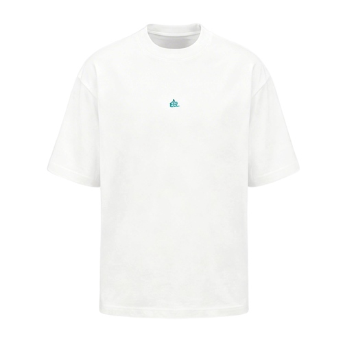חולצה BALR מידות XS-XXL לגברים בגוון לבן עם לוגו טורקיז