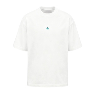 חולצה BALR מידות XS-XXL לגברים בגוון לבן עם לוגו טורקיז