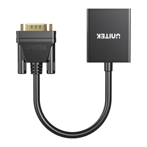 ממיר VGA ל-HDMI עם חיבור אודיו Unitek