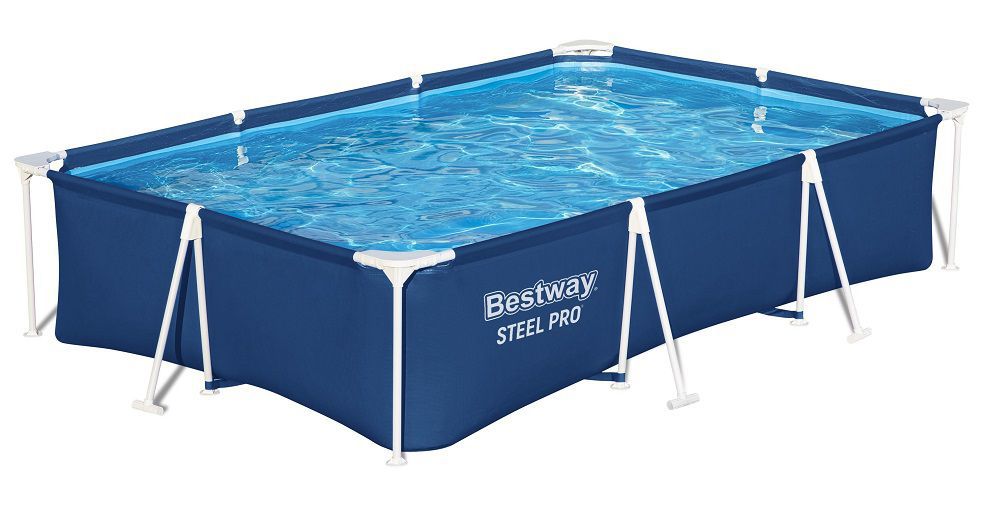 בריכת עמודים מלבנית 300X201X66 BESTWAY