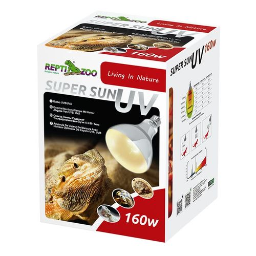 נורת יו וי סופר סאן repti zoo 160 וואט