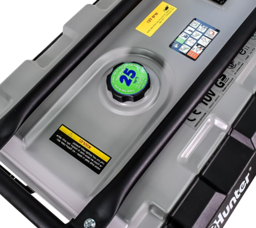גנרטור 5500W הנעה אלקטרונית עם מייצב מתח AVR כולל גלגלים וידית
