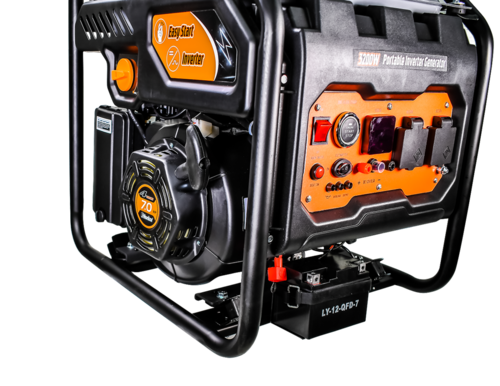 גנרטור אינוורטר 3200W הנעה אלקטורנית עם שלט דור-3 GEN 3 HUNTER 