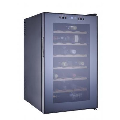 מקרר יין 28 בקבוקים מדפי עץ BCW70W