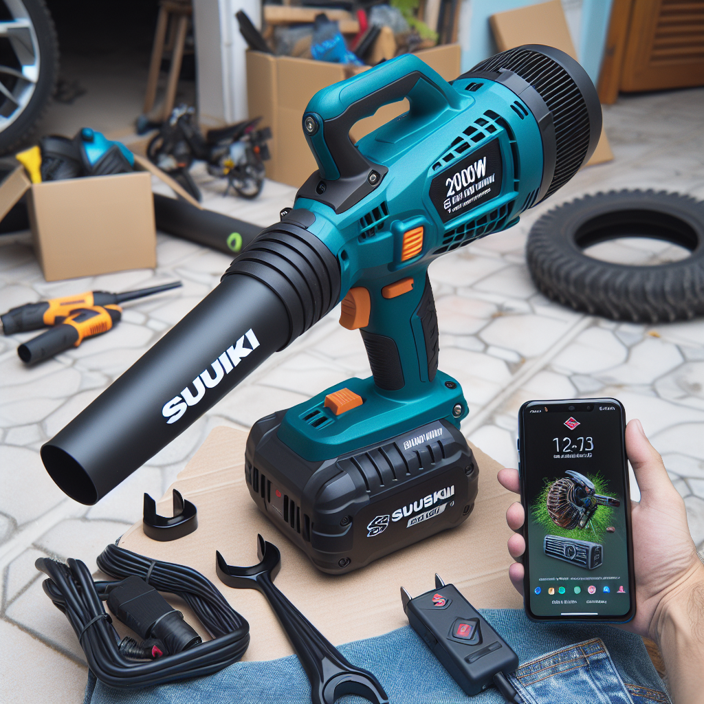 מפוח עלים חשמלי 3000W SUZUKI – המדריך המלא לשימוש ותחזוקה