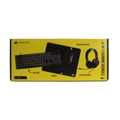 מארז גיימינג CORSAIR 4 In 1 Gaming Bundle