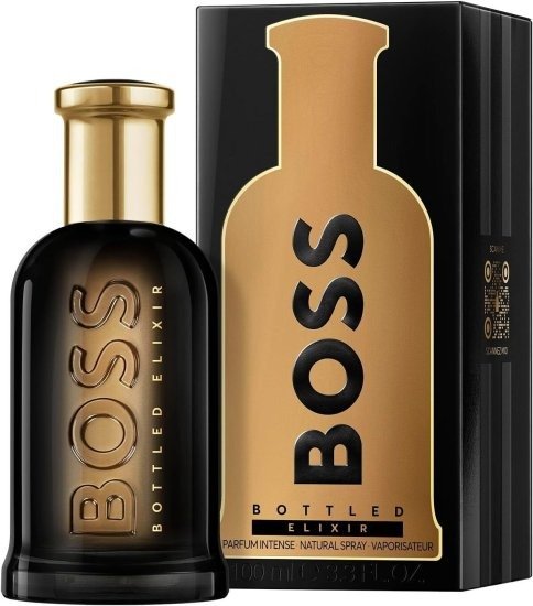 בושם לגבר הוגו בוס  HUGO BOSS BOTTLED ELIXIR 100 ML PARFUM INTENSE 