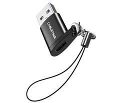 מתאם Cabletime USB-A ל-USB-C OTG עם מחזיק מפתחות