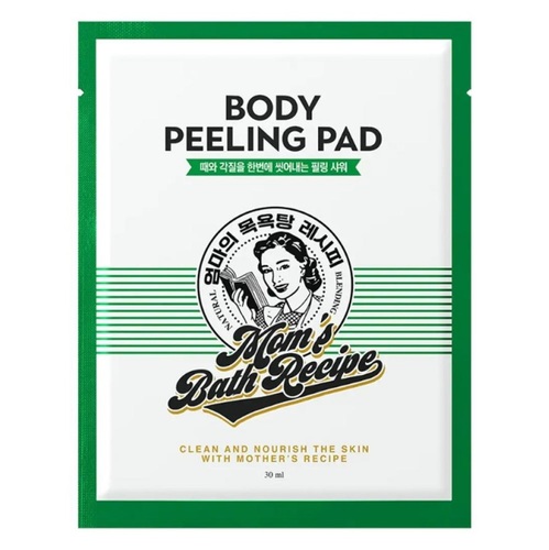 כפפות פילינג Mom's Bath Recipe Body Peeling Pad Original Green 25ml