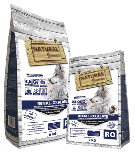 נטורל גרייטנס לכלב רנל Natural Greatness Renal - Oxalate - במשקל 12 ק