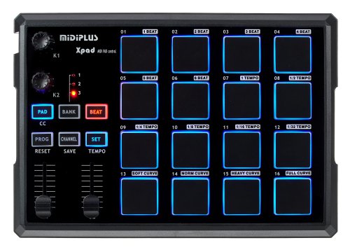 משטח שליטה MiDiPlus XPAD