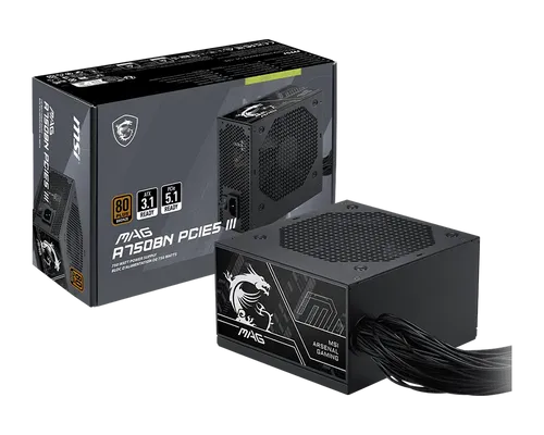ספק כוח MSI MAG A750BN PCIE5 III