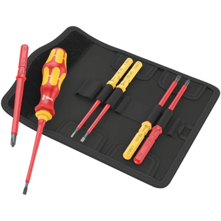 סט מברגים מבודדים מסדרת 7יחידות -  Kraftform Kompakt VDE 7 Universal 1 - WERA