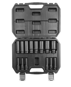 סט 14 בוקסות 10-32MM אימפקט עמוקות 1/2″ מבית KASCO