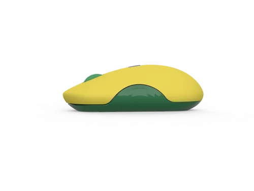 עכבר בלוטוס אלחוטי Lenovo 350 Bluetooth Silent Mouse (Fan Edition - Brazil) GY51U71760  - צבע צהוב / ירוק