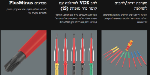 ערכת מברגים מקצועית ומבודדת VDA 26 חלקים 1000V - Wera