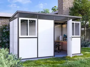 מחסן גינה אוורסט 4.00X2.00 כולל 2 חלונות הזזה כולל פאנל חשמל