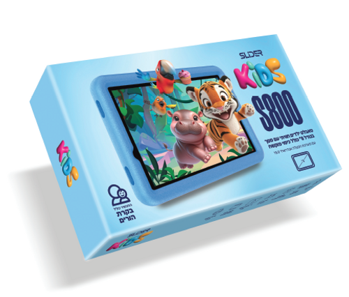 טאבלט כחול סליידר דגם S800 SLIDER Kids 8