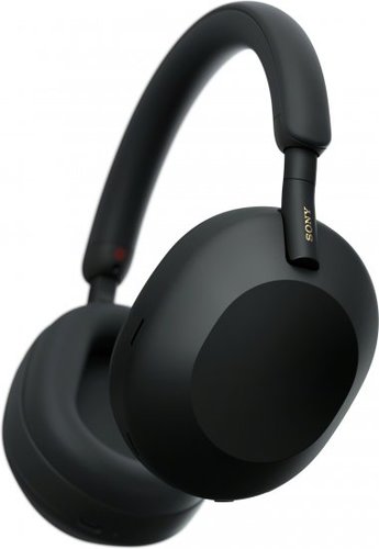 אוזניות קשת Over-Ear אלחוטיות עם ביטול רעשים Sony WH-1000XM5B - צבע שחור