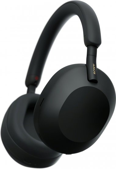 אוזניות קשת Over-Ear אלחוטיות עם ביטול רעשים Sony WH-1000XM5B - צבע שחור