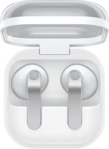 אוזניות אלחוטיות עם ביטול רעשים אקטיבי Galaxy Buds4 - לבן