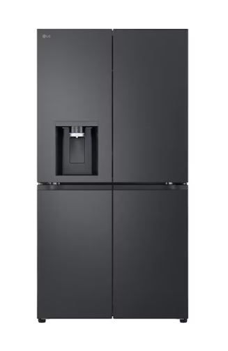 מקרר‑מקפיא 4 דלתות שחור מט LG GMF960EV4E בנפח  646 ליטר כולל קיוסק
