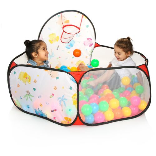 בריכת כדורים עם סל קליעה - 100 כדורים