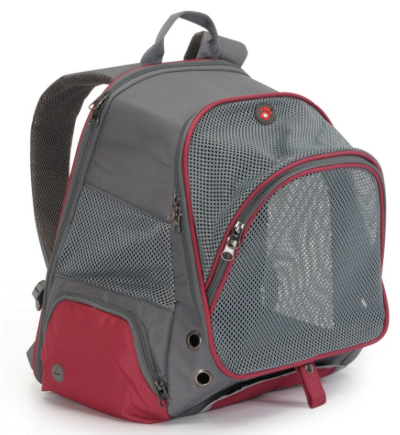 מנשא תיק גב דו גווני לכלבים וחתולים - Two-tone carrier backpack