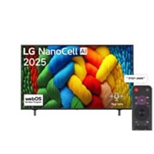 טלוויזיה "55 webOS NanoCell 4K דגם LG 55NANO80A6A