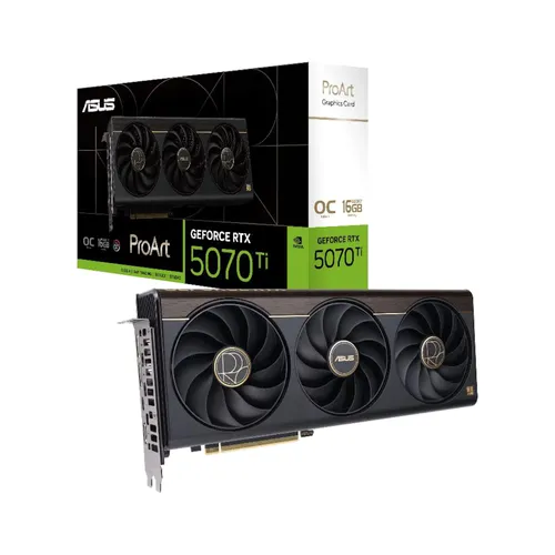 כרטיס מסך ASUS ProArt GeForce RTX 5070 Ti OC Edition 16GB GDDR7