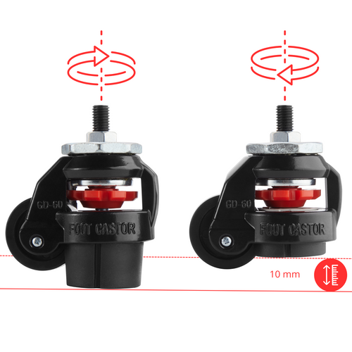 ערכת גלגלי פרימיום R8 Supreme Castor Wheel Oplite